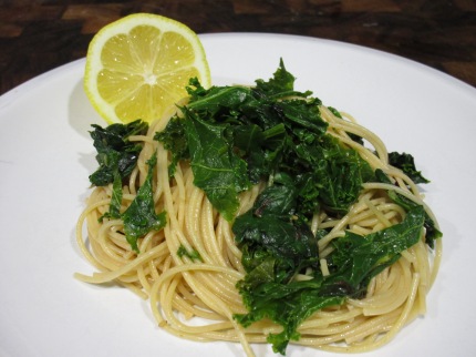 Pasta with Chard and Kale by Order in the Kitchen